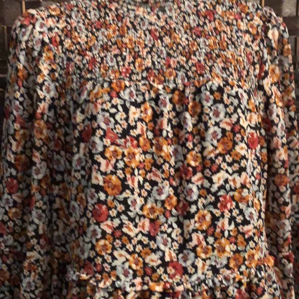 Floral print dress